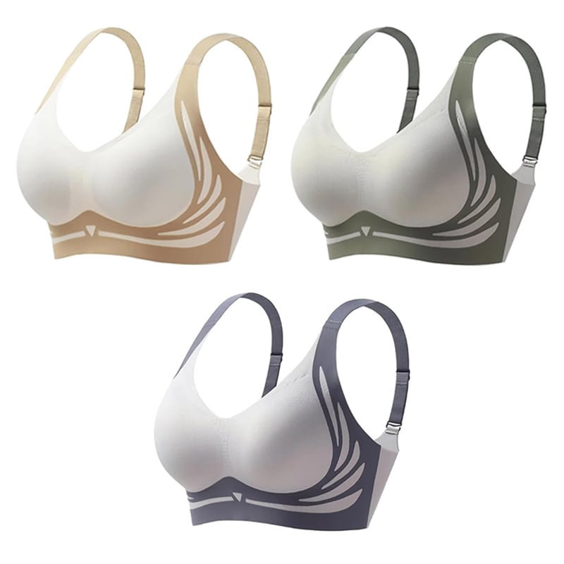 🔥Super gather bra | Wireless Push-up Bra👍No more sagging breasts