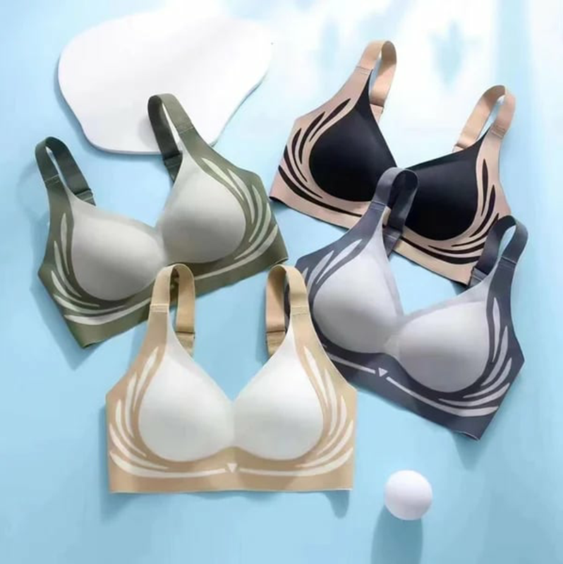 🔥Super gather bra | Wireless Push-up Bra👍No more sagging breasts
