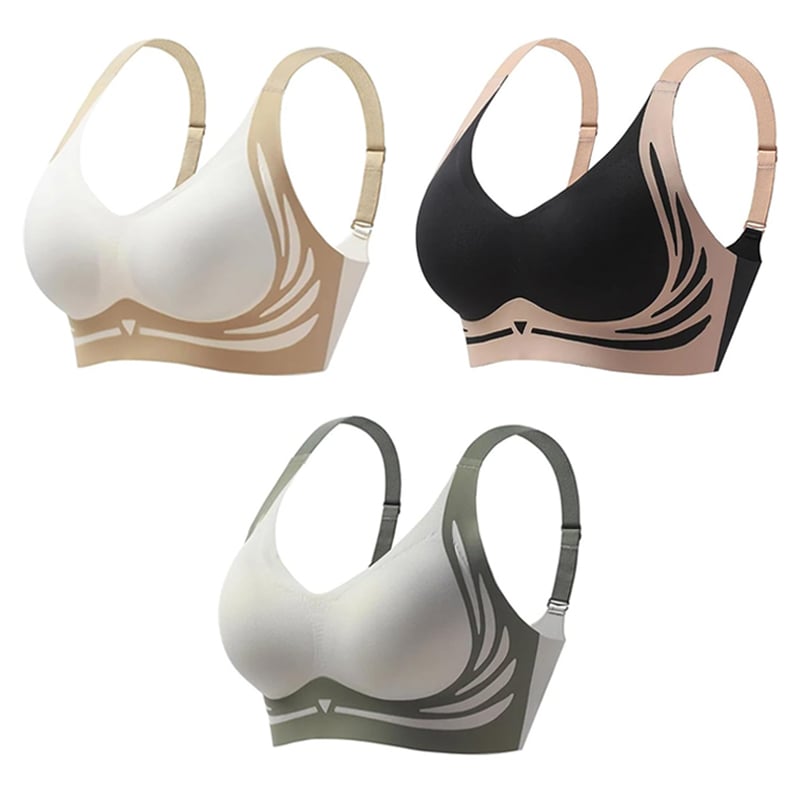 🔥Super gather bra | Wireless Push-up Bra👍No more sagging breasts