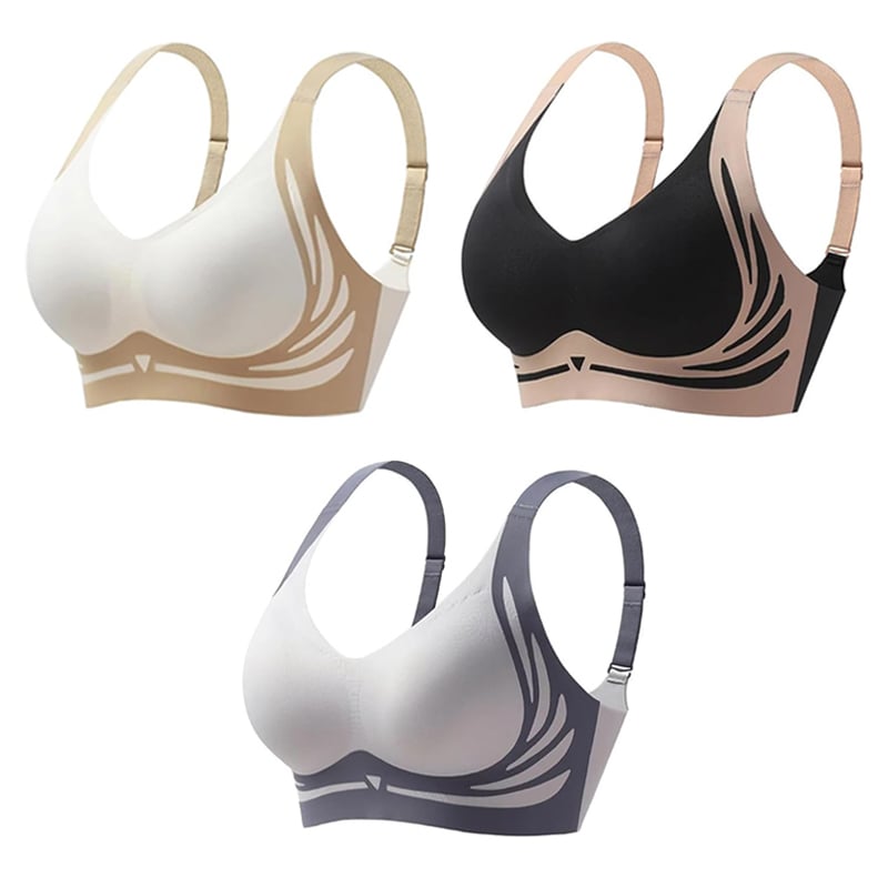 🔥Super gather bra | Wireless Push-up Bra👍No more sagging breasts